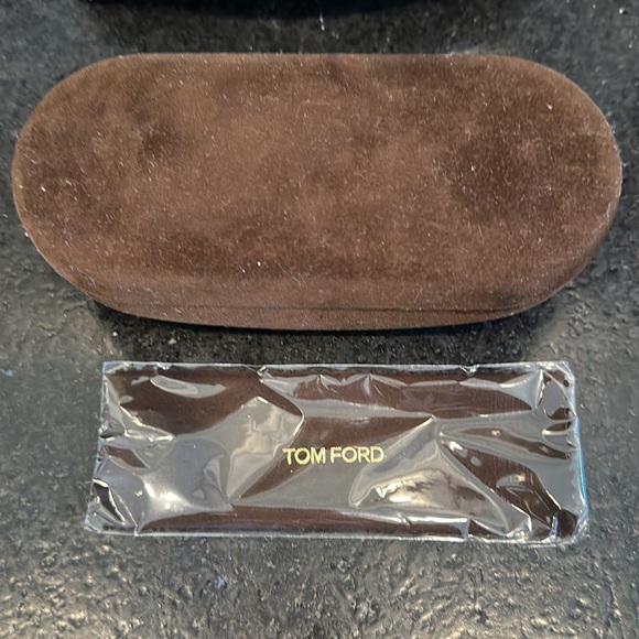NEW Tom Ford Brown Suede-like Sunglasses **Case ONLY** - Picture 4 of 4